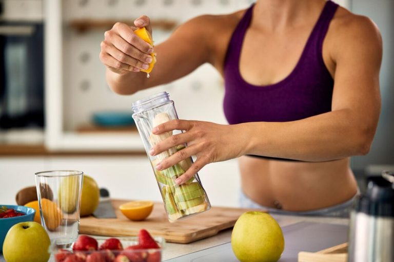 Athlètes preparant son regime alimentaire